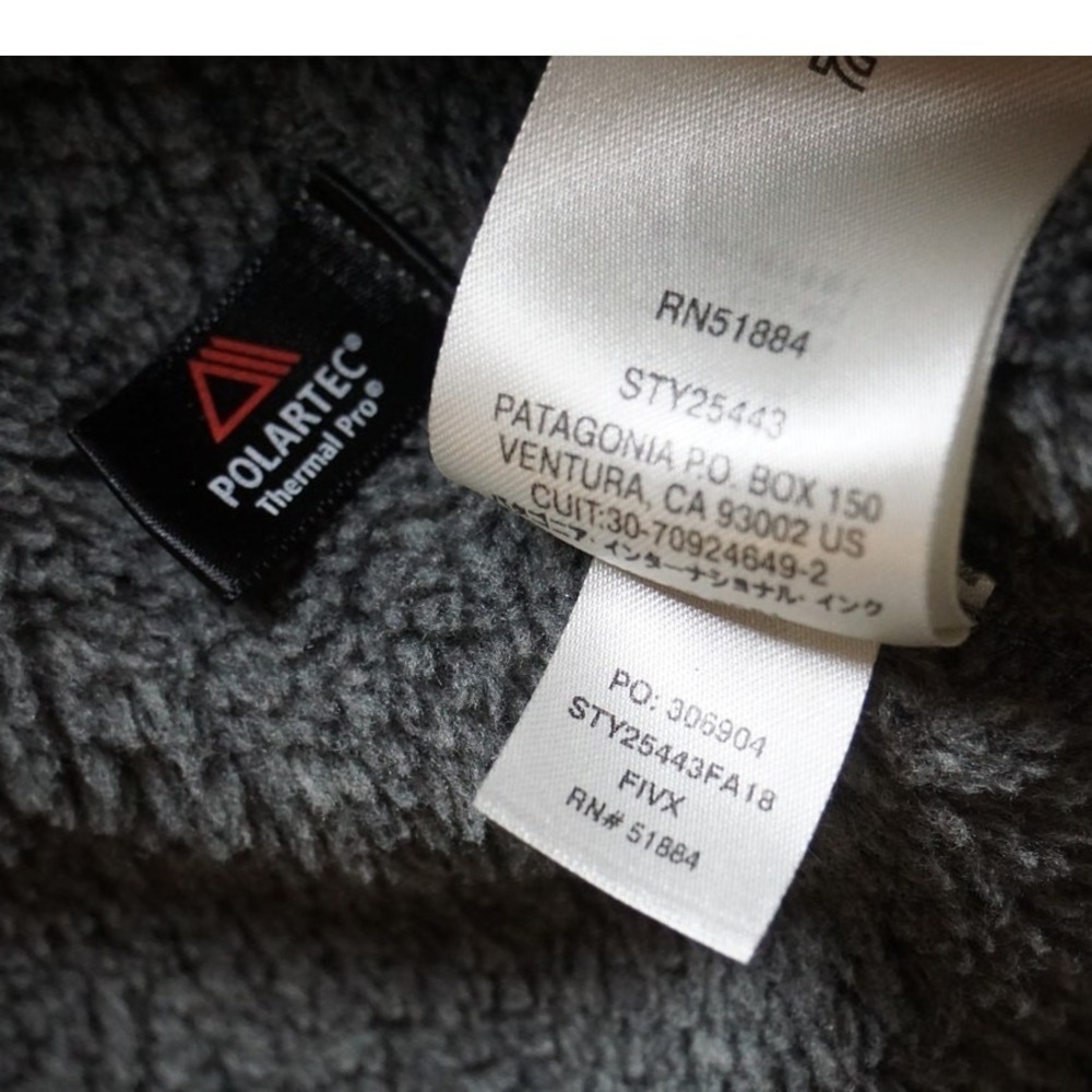 Patagonia Womens Re-Tool Snap-T Pullover Gray Teal Fleece 25443 Size S - Picture 6 of 7